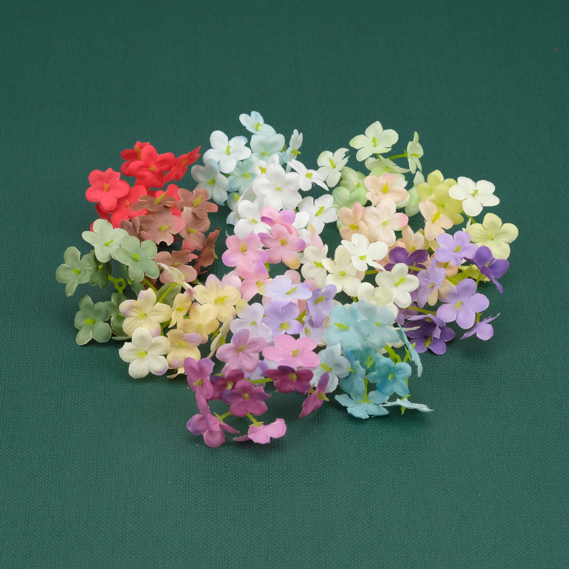 알리익스프레스 신상품, 심플하고 신선한 느낌의 인조 수국꽃 머리핀 DIY, 케이크 꽃 머리장식, 헤어밴드 장식 액세서리
