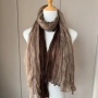 秋冬复古文艺渐变色丝巾