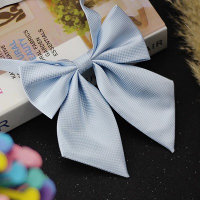 Factory wholesale JK uniform lattice Bowtie Solid Rubik's Cube Hane Bevel Collar isignina uniform Sailor bow
