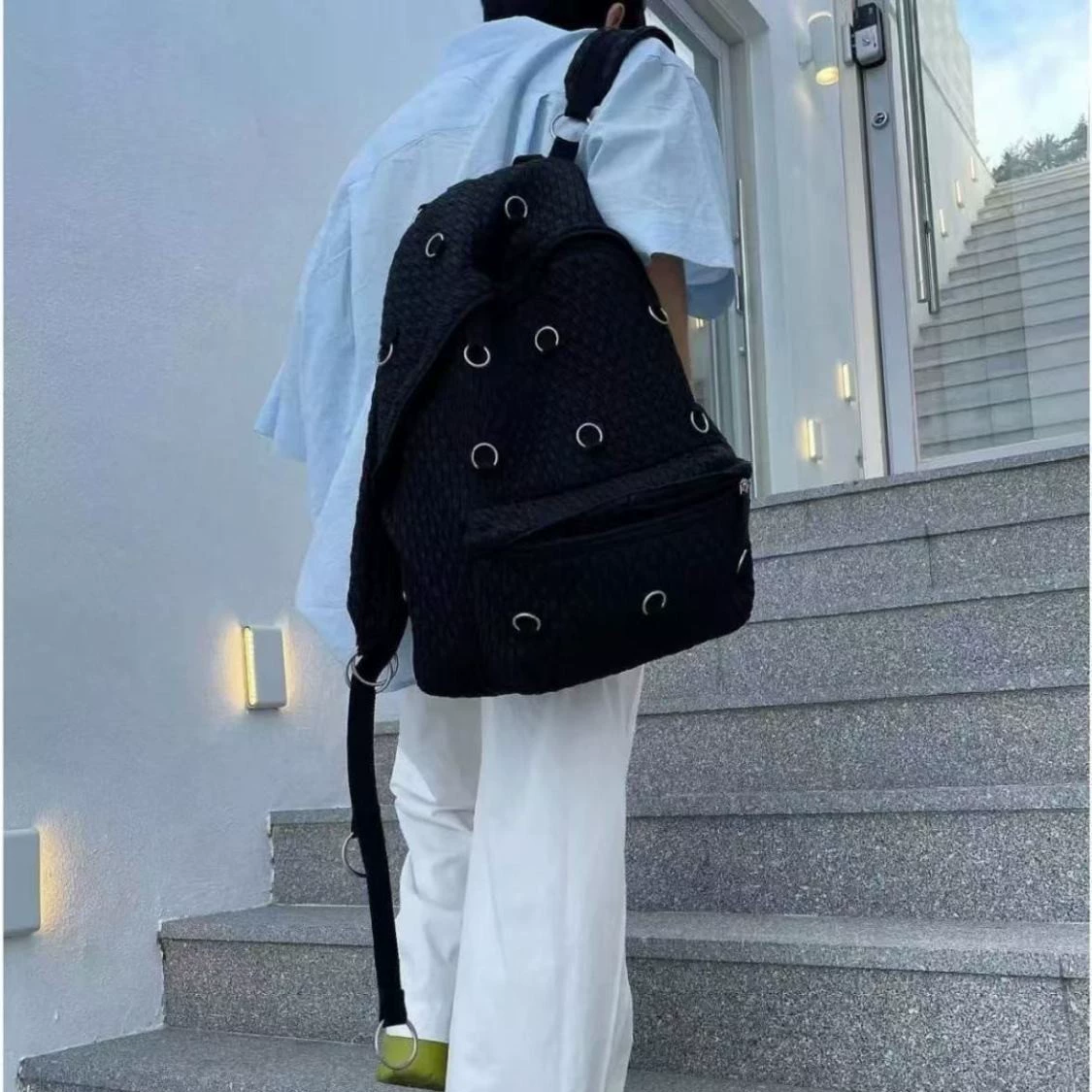 domestic spot Raf Simons Eastpak 19FW Autumn and Winter Name Bi Bao Backpack Backpack Bags Bag