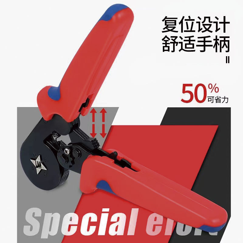 HSC8 multifuncional pinza de cableado manual de pinza de pinza en frío