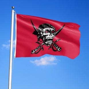 �f�}�� skull pirate ���t���I��� 3*5FT 90*150cm �t�׺��I