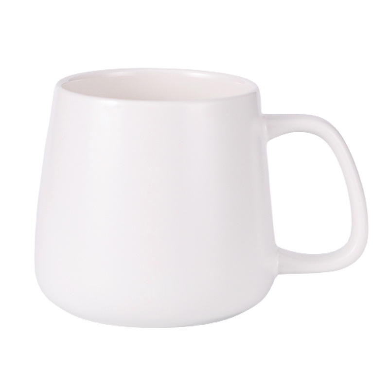 Transfronterizo de Amazon taza blanca taza de alto aspecto creativo Oficina taza de café pareja taza de agua Taza de cerámica