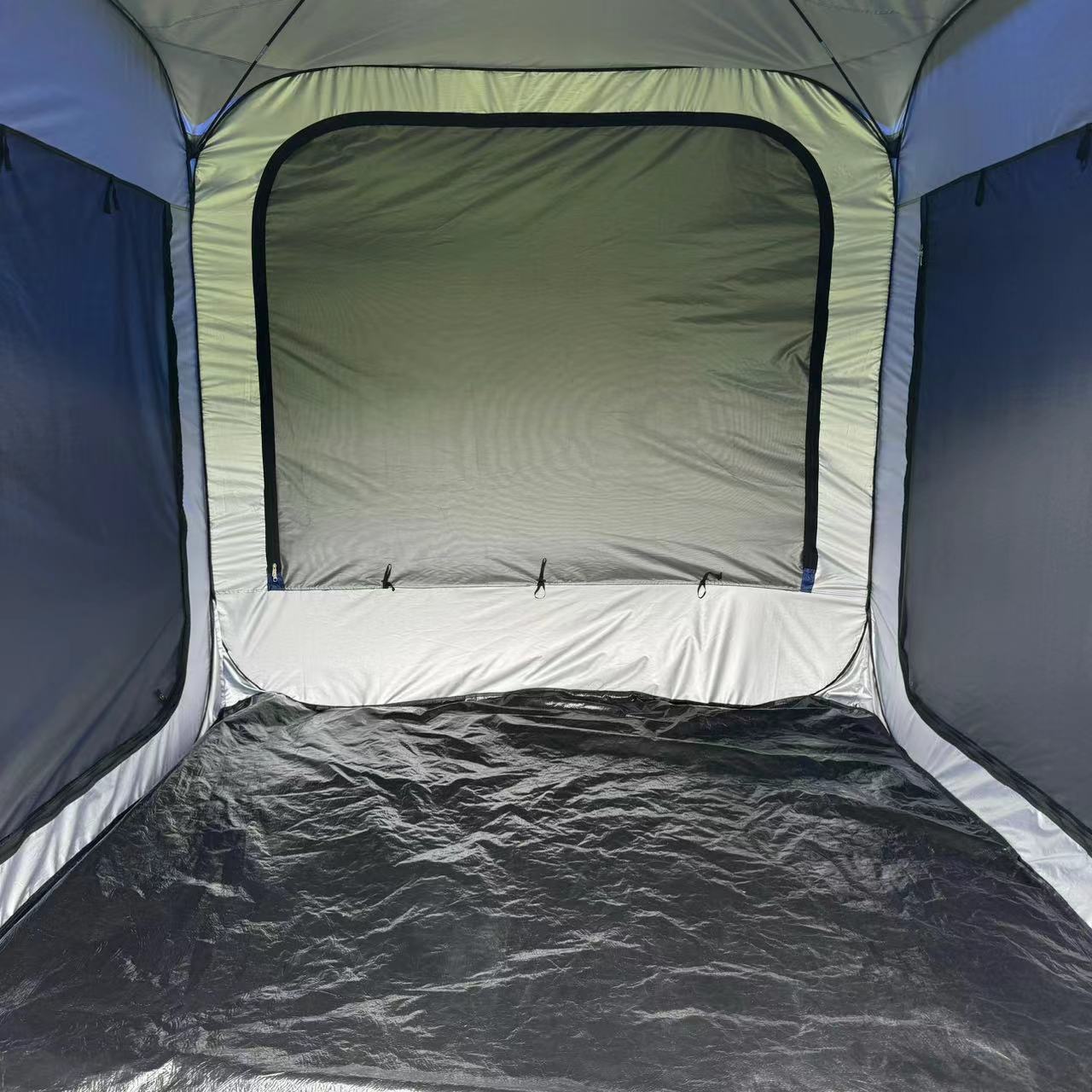 Outdoor car-mounted tent, SUV rear camping tent, double-layer rainproof and sunproof, portable, quick-open Oxford cloth sunshade