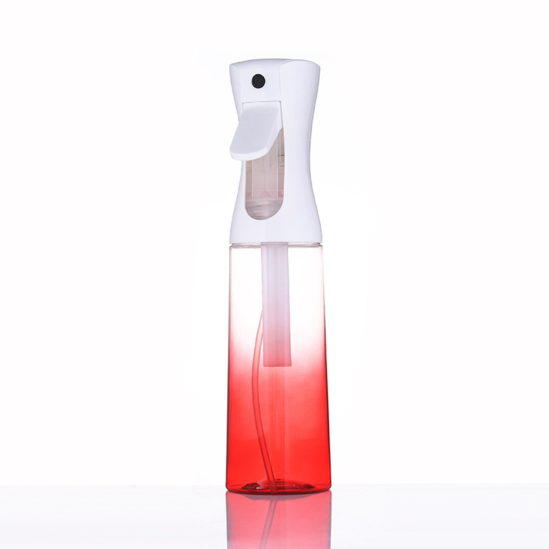 Botella de pulverización continua de 500ml de pulverización de alta presión de plástico de niebla fina, 200 alcohol de jardinería de presión especial para belleza y peluquería