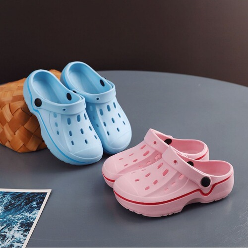 Eva Cute Children's Hole Shoes Summer Floating Anti-Slip Waterproof Breathable Children's Slippers Wholesale