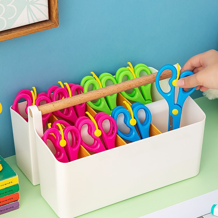 Factory Outlet Kindergarten Scissors Storage Box Handmade Art Stationery Art Area Material Desktop Children Scissors Rack Factory Outlet Kindergarten Scissors Storage Box Handmade Art Stationery Art Area Material Desktop Children Scissors Rack
