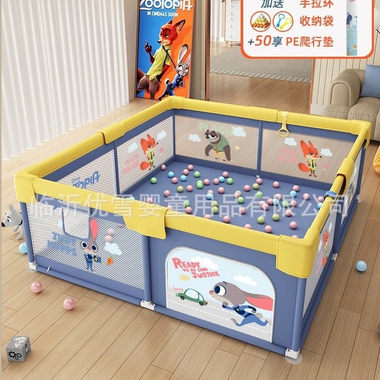 Jogos genuinos de Disney cercas de protección cercas de piso interior cercas para bebés domésticos cercas para bebés