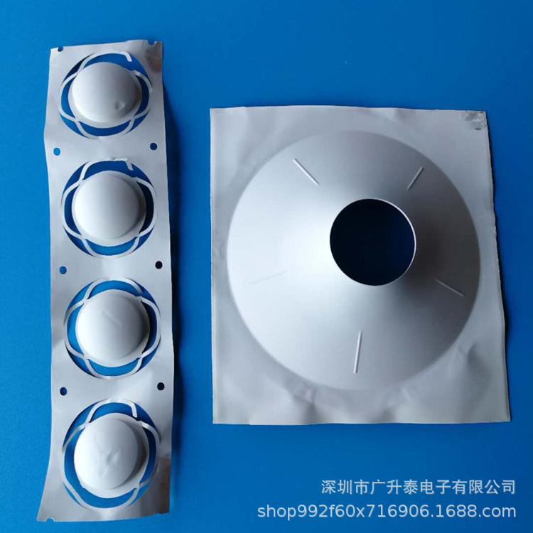 音膜微弧氧化 镁铝基底白陶瓷高音 喇叭音盆白色黑色AMO技术哑光