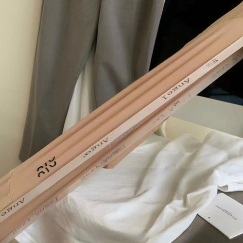 秋冬小众 简约大气舒适字母腰头撞色舒适无痕冰丝女士内裤批