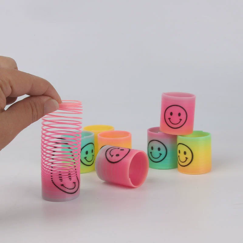 Small Slinky, telescopic magic elastic ring, toy for kindergarten, 3.2×3.5cm, wholesale