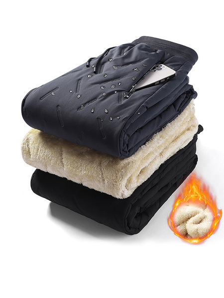 Men's insulated demi-season waterproof windproof velvet sports…
