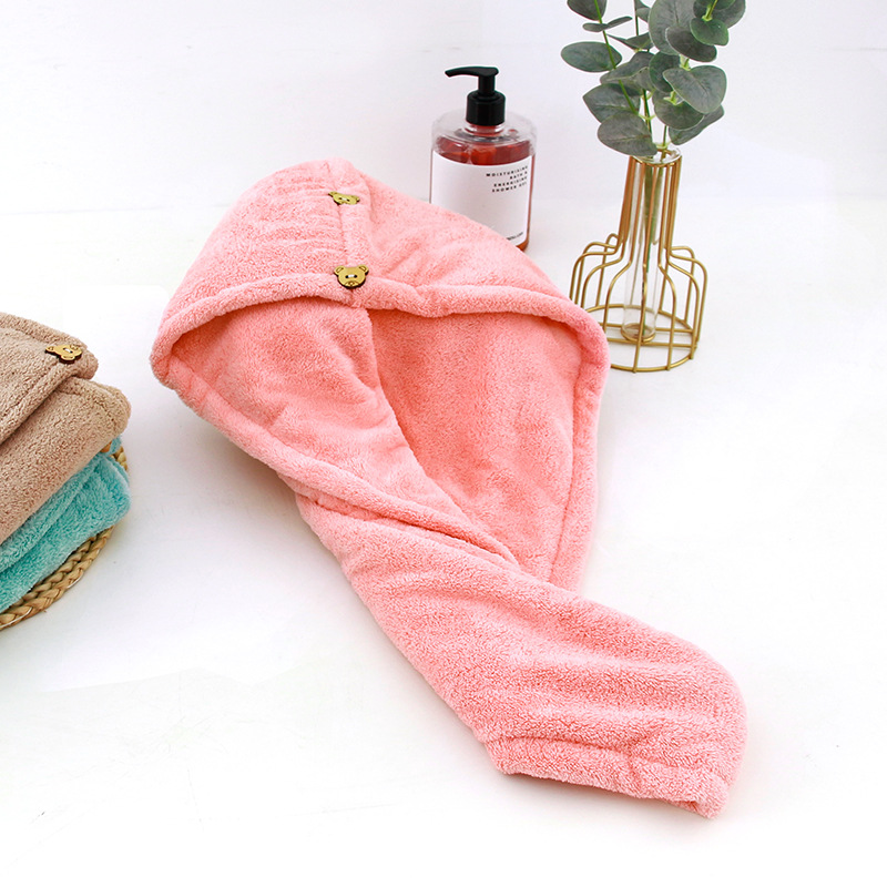 Princesa gorro de secado de cabello súper absorbente bolso de mujer pañuelo de cabeza Pelo Largo gorro de ducha champú de secado rápido Toalla de secado de cabello engrosada Toalla de pelo