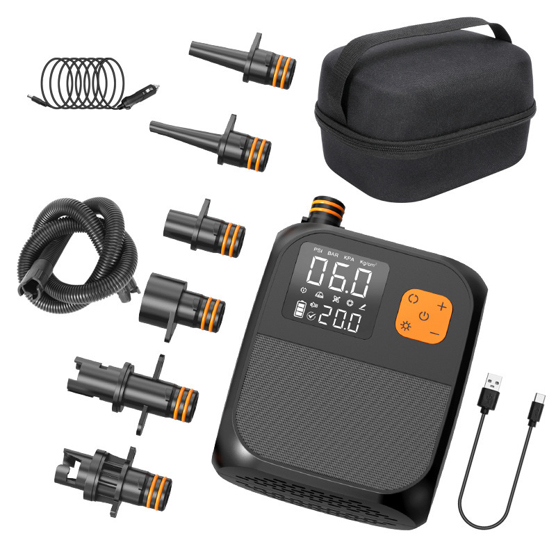 車のエアポンプボートテントエアクッションフローティングプラットフォーム屋外高圧電動突撃ボートカヤック SUP パドルボードエアポンプ