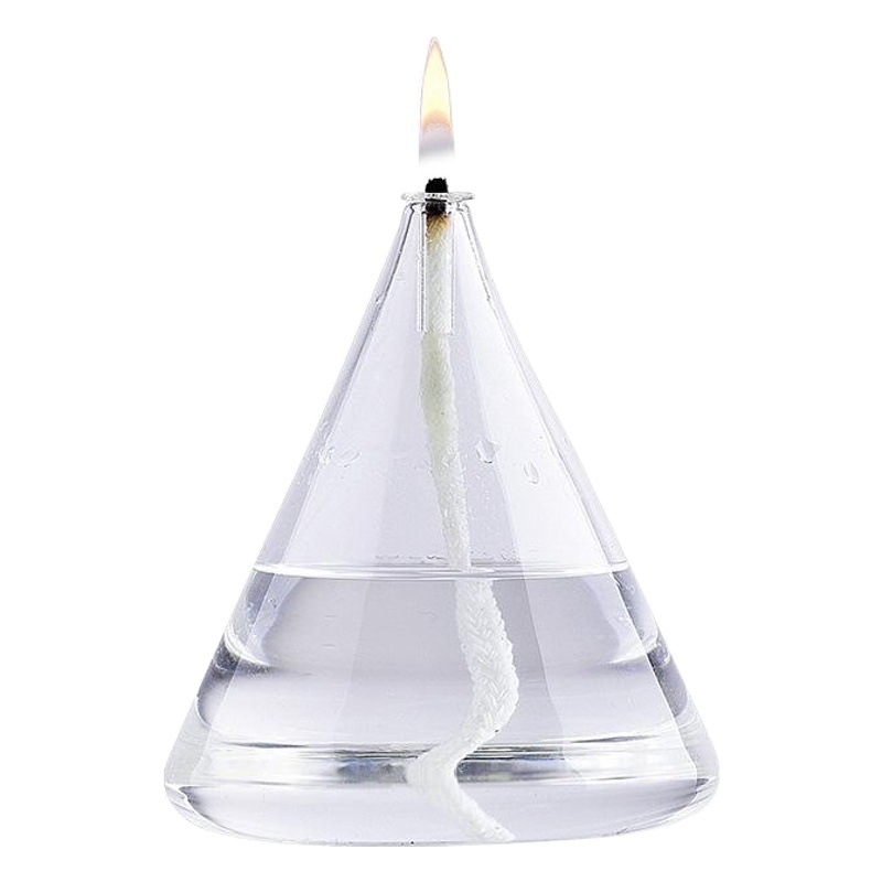 Directo de fábrica de vidrio creativo candelabro decoración nórdico romántico simple moderno hogar escritorio lámpara de mantequilla libre de humo