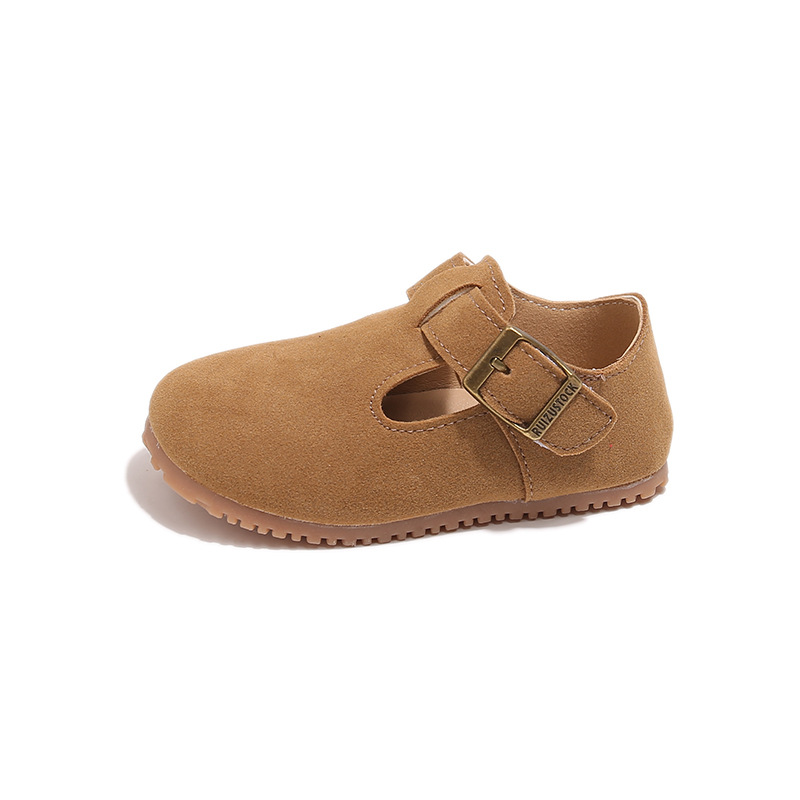 Zapatos Bocken para niños 2025 temporada de otoño nuevos zapatos de cuero de moda de suela suave para niños zapatos de soltero para bebés zapatos de frijol image 6