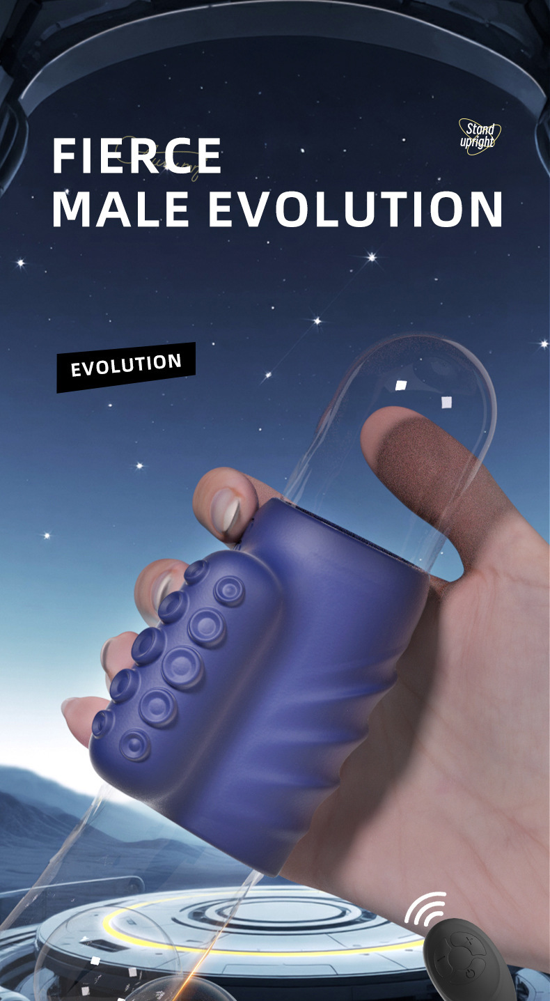 Yunman Remote-Control Vibrating Cock Ring, Silicone Penis Ring for Men — detail image 1
