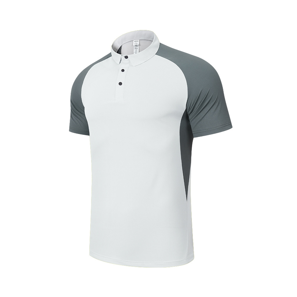 2025 nueva camisa deportiva de manga corta al aire libre Polo con solapa de botón de moda medio abierto camisa cultural casual tamaño europeo