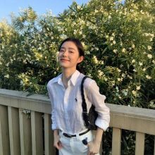 原标可扫码/拉夫棉麻小马刺绣长袖衬衫老钱风中长款休闲衬衣