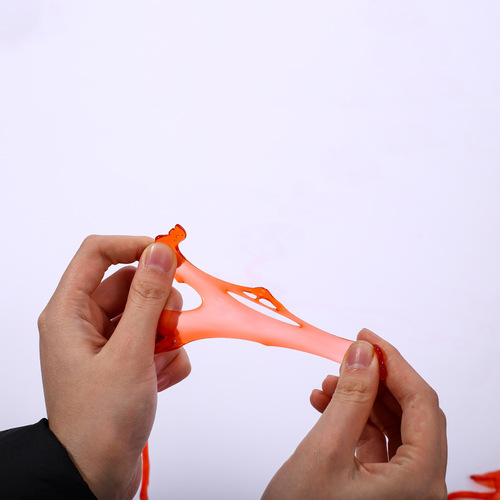 Exhaustive Sticky Toy Halloween Creative Prank Gag Nostalgic Elastic Stretchy Sticky Ghost Small Toy