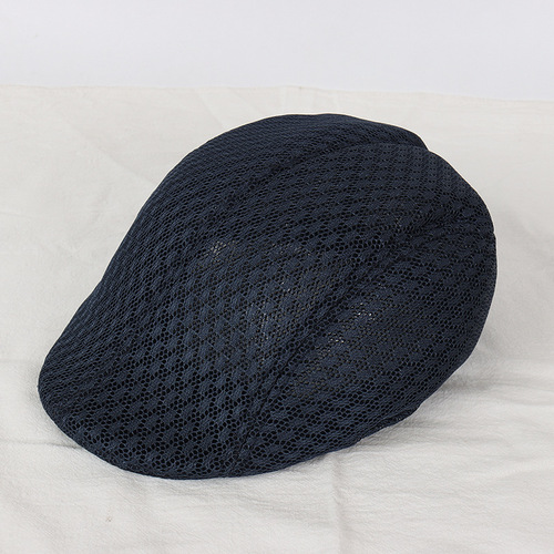 Supplying plum blossom mesh caps, summer outdoor sun hats, elderly men's mesh caps, mesh hats for middle-aged and elderly people, Zhongshan caps.