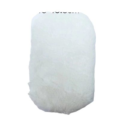 Blanket with a High-End Feel, Plush: Car Carpet - rectangular-white