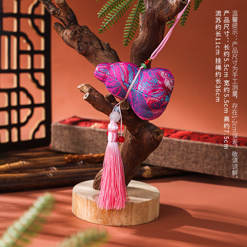 古风葫芦香囊刺绣挂件平安祈福挂件香包节日活动礼品车载挂香包|undefined