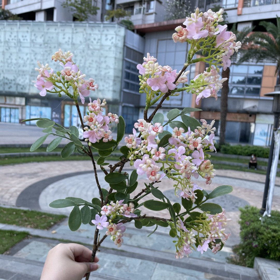 Simulación del Día de San Valentín rosa fabricante 3 sola rama multi-cabeza rosa decoración de la boda flor falsa al por mayor