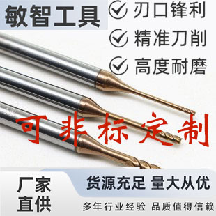 厂家直售微非标小径加长铣刀硬质合金直柄数控立刀具CNC刀具批发