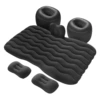 Car inflatable bed-with wavy patterns-black