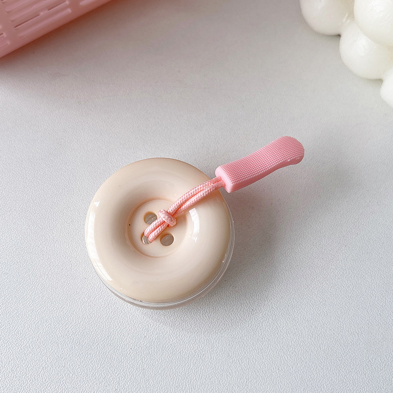 _0009_透明支架-纽扣毛毛虫-米白