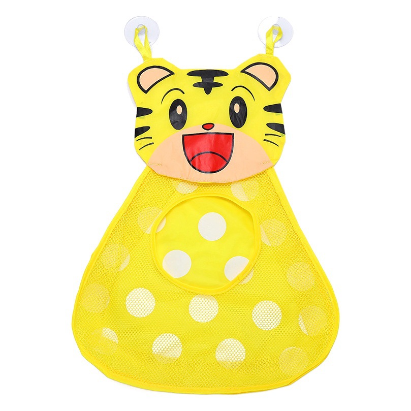 Nuevo dormitorio de baño de dibujos animados con artículos de baño para niños bolsa de almacenamiento colgante simple lindo productos de baño transpirables bolsa colgante