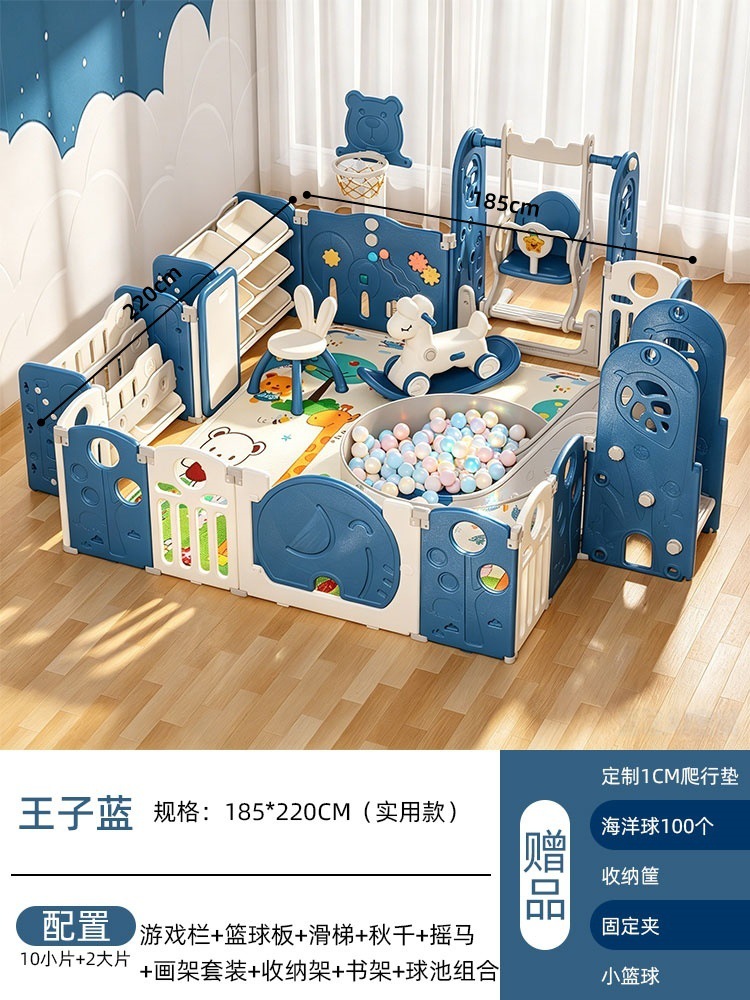 [barrera de juego para bebés barrera de protección infantil interior barrera de seguridad para niños en el suelo para el parque]