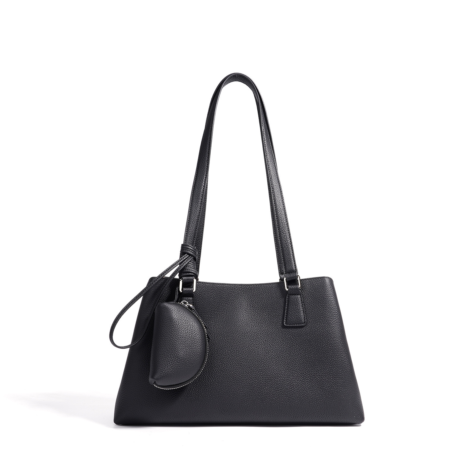 Bolso Bandolera de Cuero de Piel de Vaca de Primera Capa Suave con Cremallera para Mujer image 7