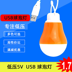 LED 電球 5V 低電圧 USB 電球キャンプ低電圧 LED 電球充電宝物ナイトライト USB 電球