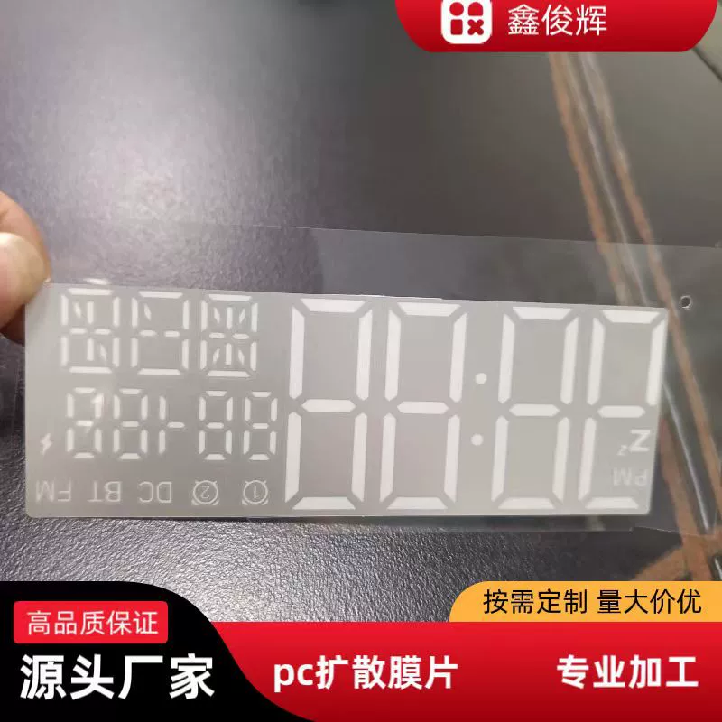 Настройка патча диффузионной пленки дисплея