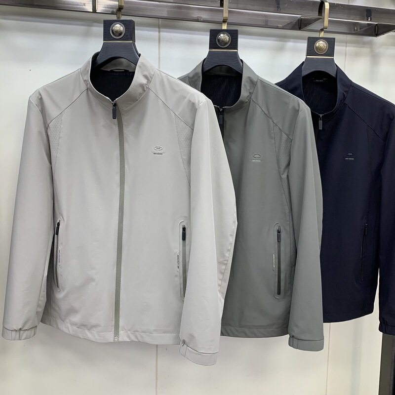 Spring Outfit Dad Jacket New Spring Style Men's Stand Collar Jacket 2026 Spring and Autumn Clothing Workwear Casual Wear