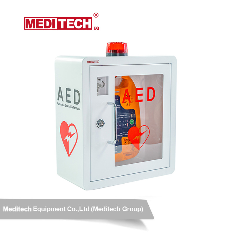壁挂式心脏除颤器外箱AED贮存箱AED存放柜除颤仪报警箱除颤仪箱