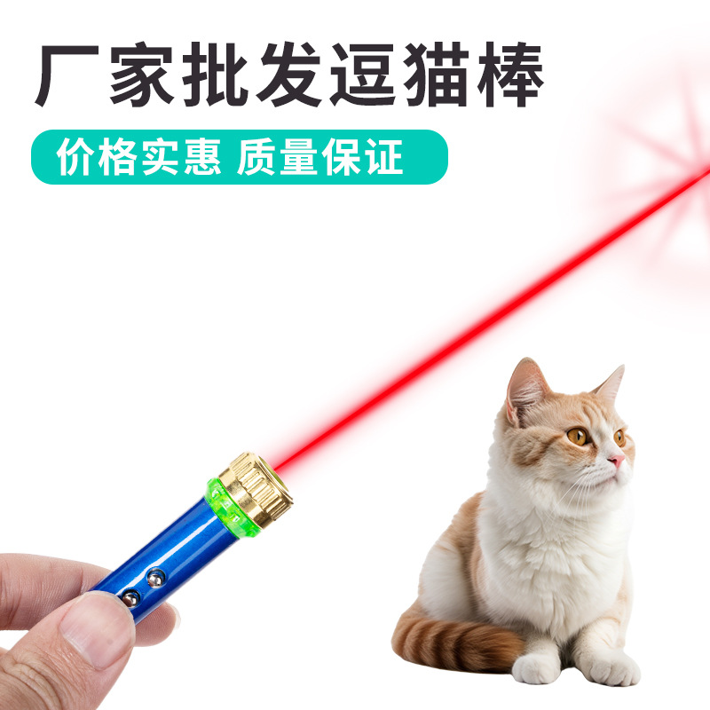 Laser Pen Infrared Ultraviolet Flashlight Toy Multi-Function Banknote Detector Led Keychain Cat Standard Model
