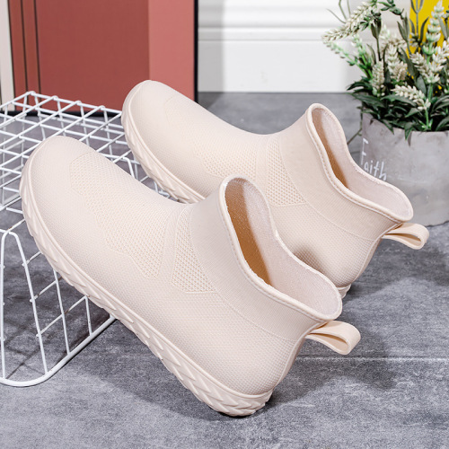  new low-top rain boots for women, fashionable, simple and versatile rain boots, low-top women's water shoes wholesale export