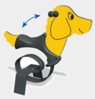 Caballo de Troya al aire libre caballo mecedora para niños individuales y dobles primavera de dibujos animados sacudiendo Yaole instalaciones de entretenimiento Balancín comunitario multifuncional