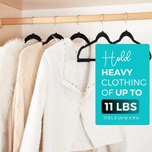 外贸植绒衣架45cm男装西装大衣家用无痕衣挂衣撑衣柜防滑衣架大号