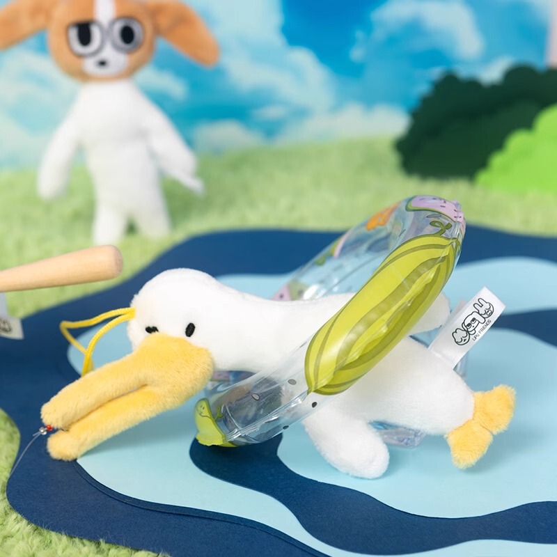本物のサイアムリップオリジナル「ドアに押されて」ぬいぐるみペンダント、砂の彫刻、クリエイティブ人形、複数の建物のおもちゃギフト|undefined