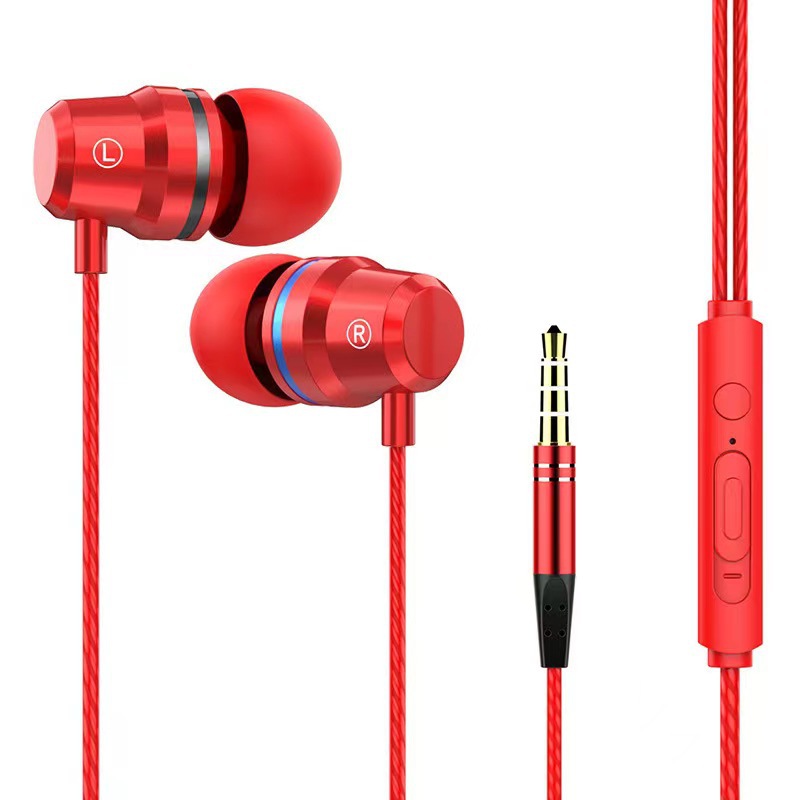 Audífonos Intrauditivos de 3.5mm para Teléfono Móvil, Auriculares Deportivos para Karaoke, Compatibles con Apple, Huawei, Android, Samsung, Gran Venta Transfronteriza