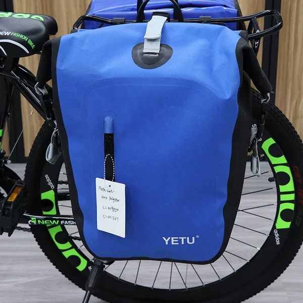 Cross-border best-selling bicycle waterproof bag, side hanging bag, motorcycle riding bag, waterproof rack bag, cycling rear bag