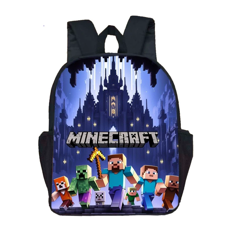 Новый школьный рюкзак Minecraft с принтом, ранняя школьная сумка, единый оснащенный набор, оптовая продажа