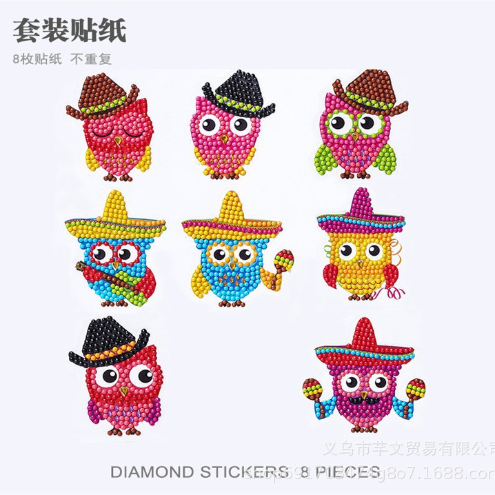 2024 nuevo estilo 5d princesa de dibujos animados pegatinas gratis pintura de diamantes artesanía para niños pegatinas decorativas de bricolaje pegatinas de refrigerador