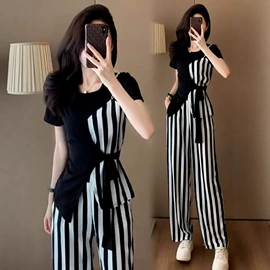 时尚休闲套装;连衣裙;休闲裤