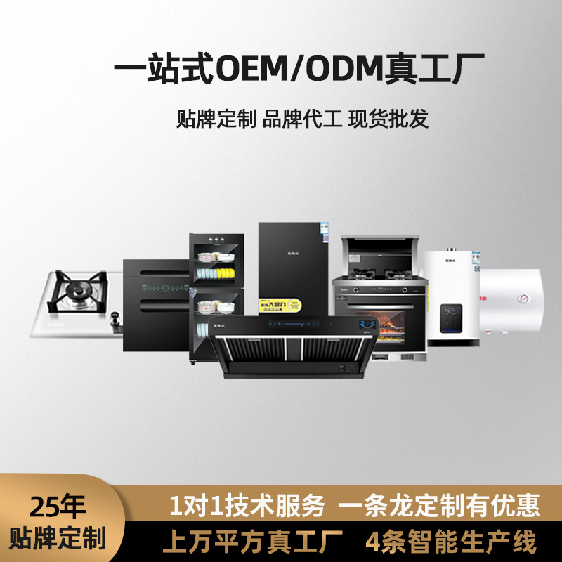 定制家用抽油烟机/集成灶/消毒柜/ 燃气热水器/电热水器/灶具