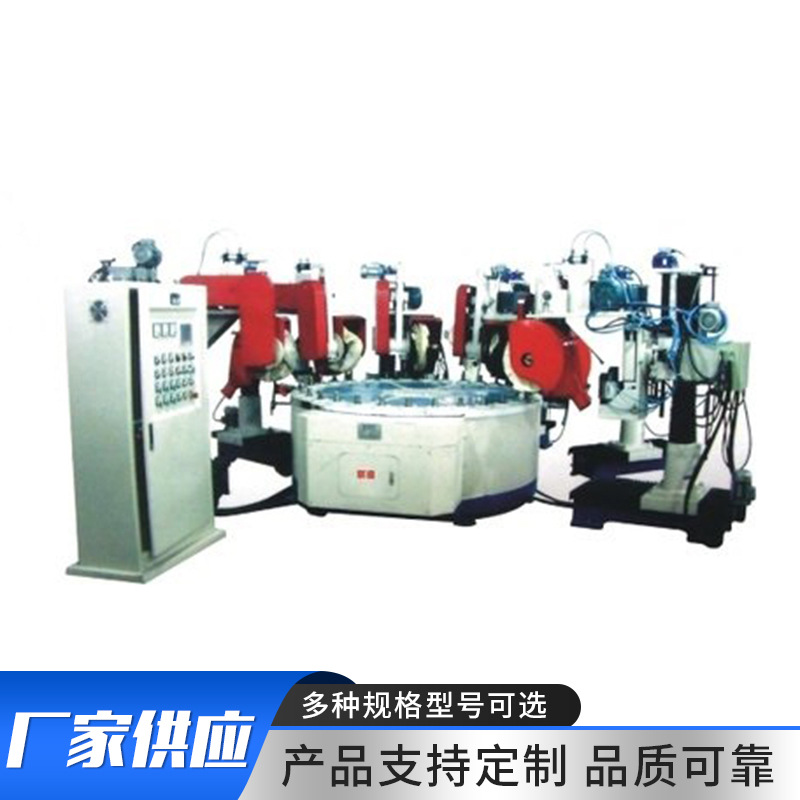 6头间歇式圆盘抛光机 多工位电动抛光机 五金洁具卫浴打磨抛光机